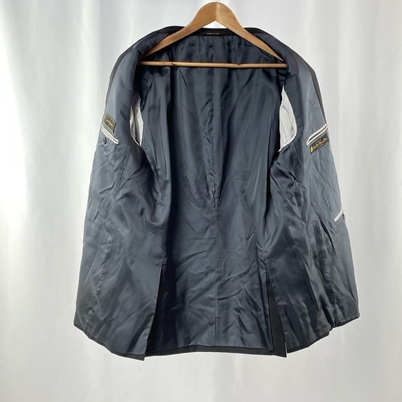 Joseph Abboud Loro Piana 100% Wool 2 Button Blazer in‎ Navy Blue Size 42R - Picture 3 of 7